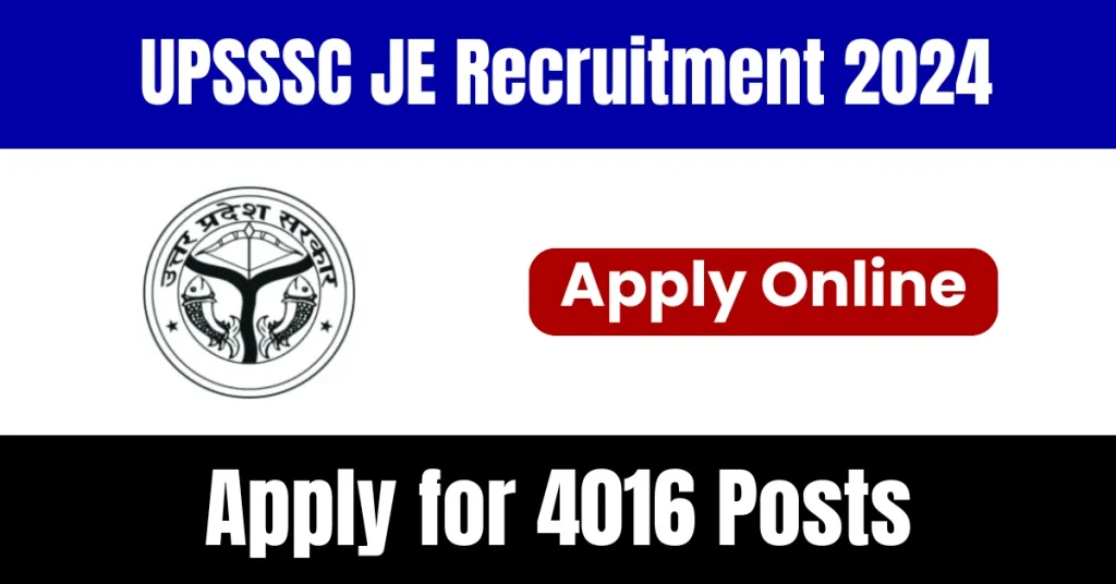 UPSSSC JE Recruitment 2024